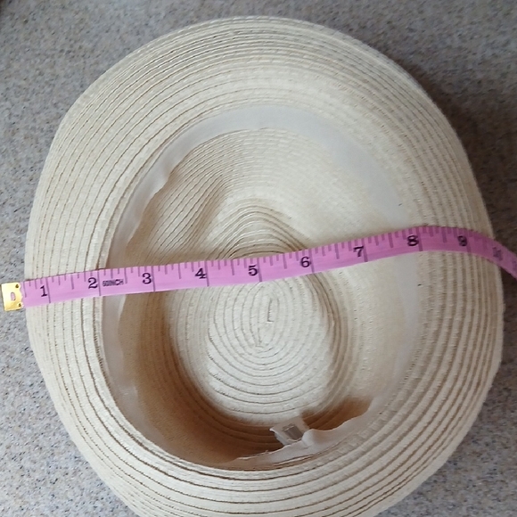 Old Navy Tan Fedora with Blue Band - Picture 6 of 6